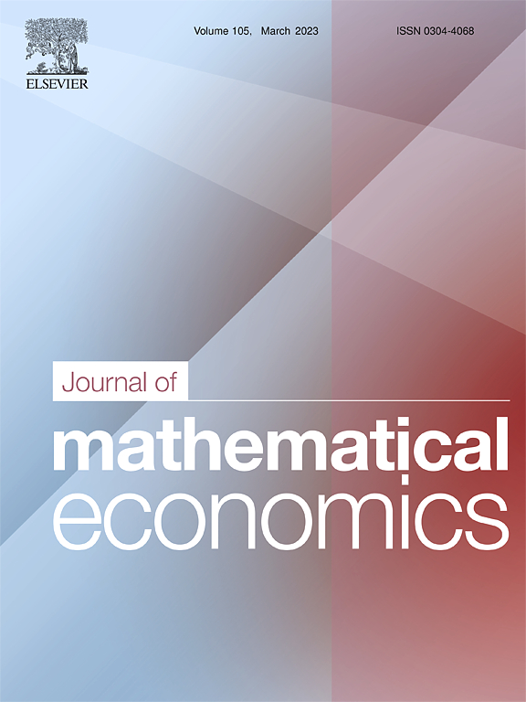 JOURNAL OF MATHEMATICAL ECONOMICS
