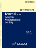 JOURNAL OF THE KOREAN MATHEMATICAL SOCIETY