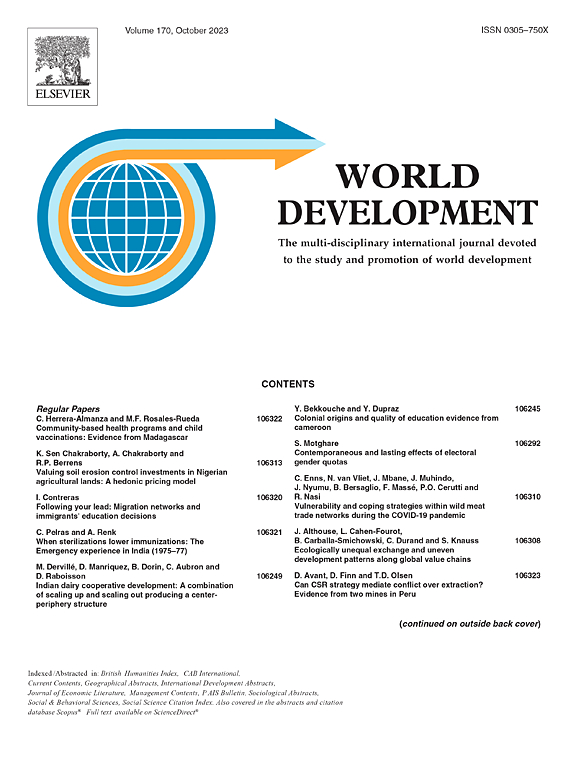 WORLD DEVELOPMENT