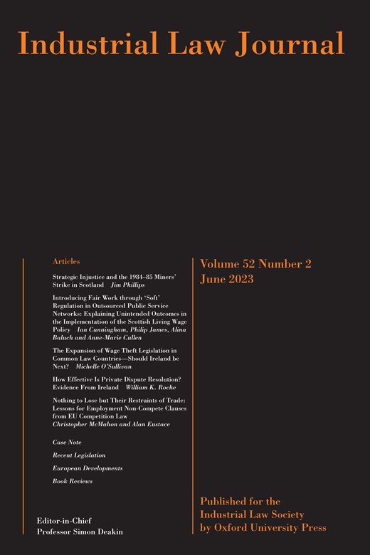 INDUSTRIAL LAW JOURNAL
