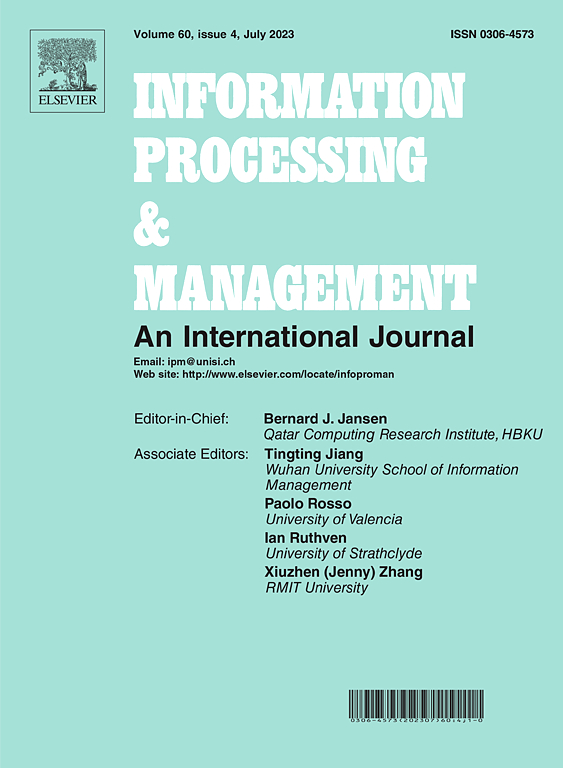INFORMATION PROCESSING & MANAGEMENT