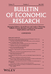 BULLETIN OF ECONOMIC RESEARCH