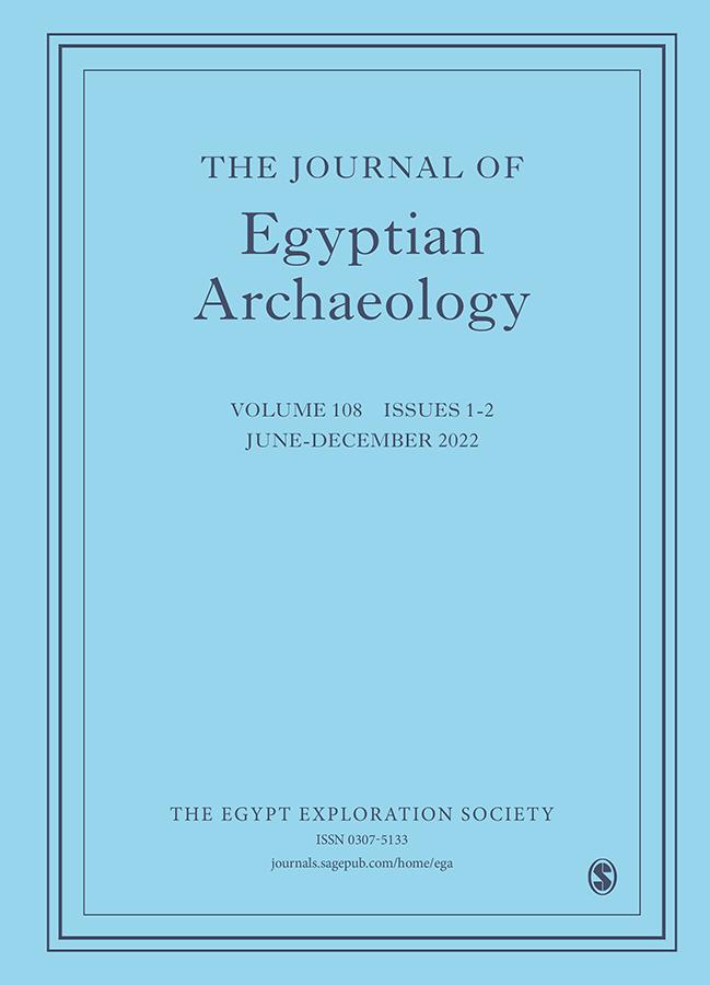 JOURNAL OF EGYPTIAN ARCHAEOLOGY