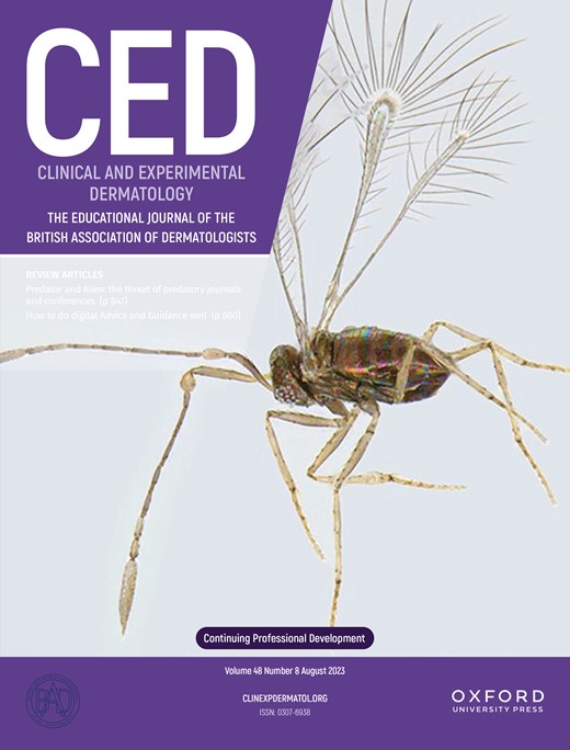 CLINICAL AND EXPERIMENTAL DERMATOLOGY