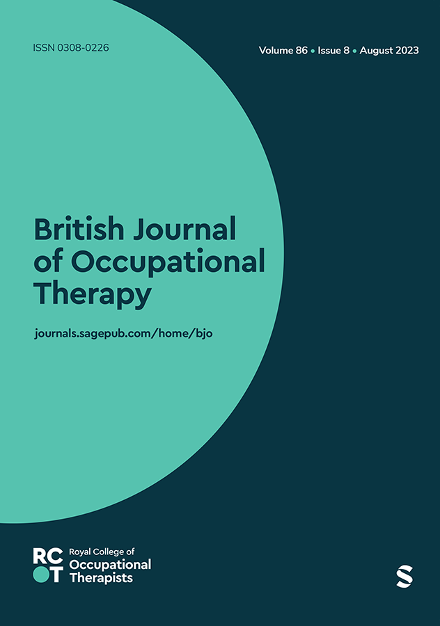 BRITISH JOURNAL OF OCCUPATIONAL THERAPY