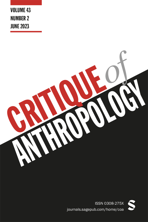 CRITIQUE OF ANTHROPOLOGY
