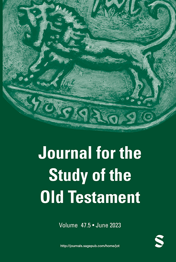 JOURNAL FOR THE STUDY OF THE OLD TESTAMENT