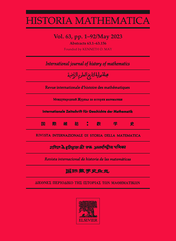 HISTORIA MATHEMATICA