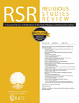 RELIGIOUS STUDIES REVIEW