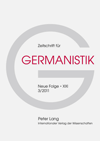 ZEITSCHRIFT FUR GERMANISTIK