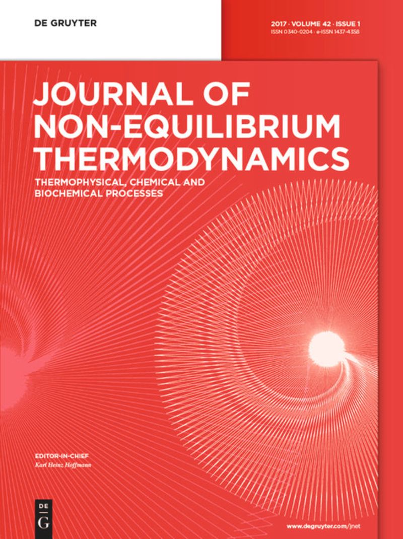 JOURNAL OF NON-EQUILIBRIUM THERMODYNAMICS