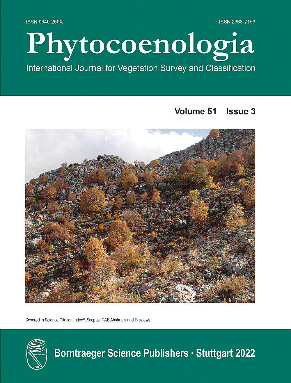 PHYTOCOENOLOGIA