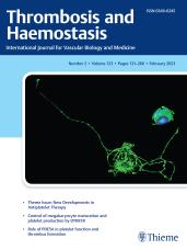 THROMBOSIS AND HAEMOSTASIS