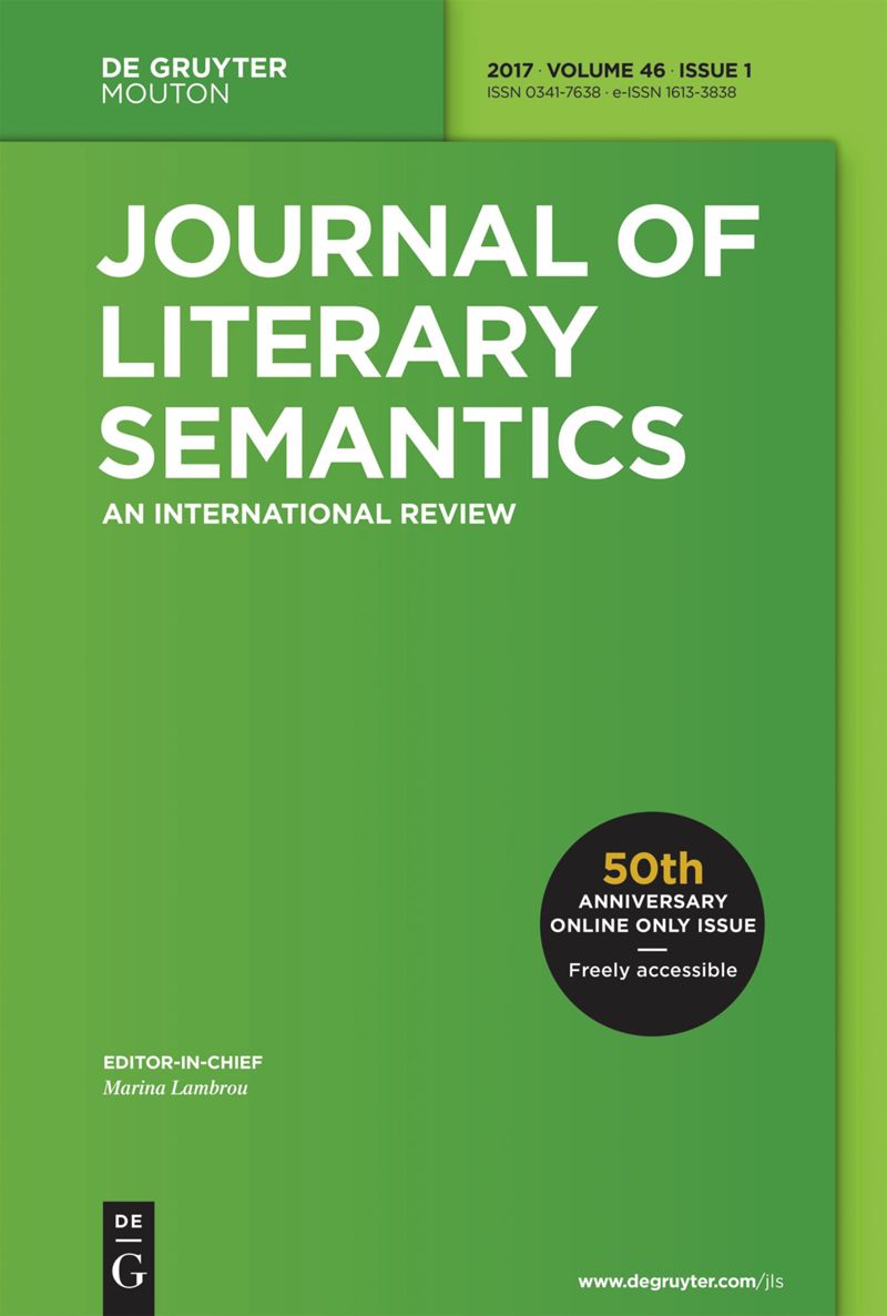 JOURNAL OF LITERARY SEMANTICS