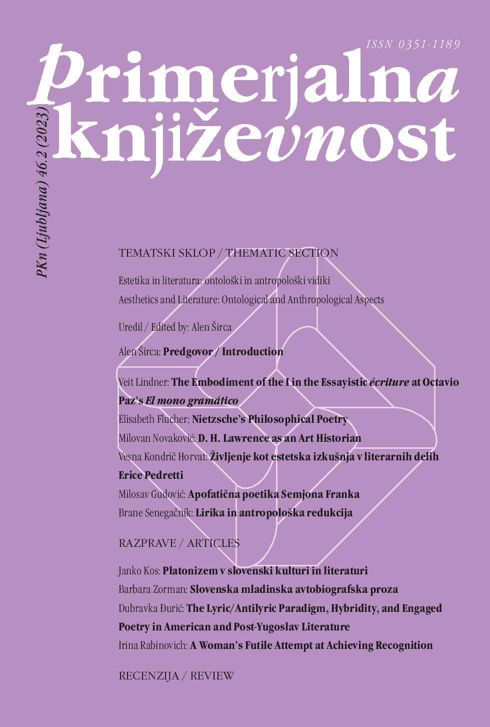PRIMERJALNA KNJIZEVNOST