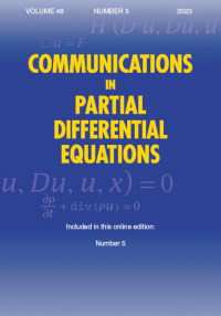 COMMUNICATIONS IN PARTIAL DIFFERENTIAL EQUATIONS