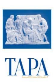 TRANSACTIONS OF THE AMERICAN PHILOLOGICAL ASSOCIATION