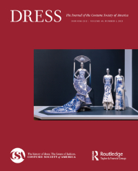 DRESS-THE JOURNAL OF THE COSTUME SOCIETY OF AMERICA