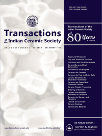 TRANSACTIONS OF THE INDIAN CERAMIC SOCIETY