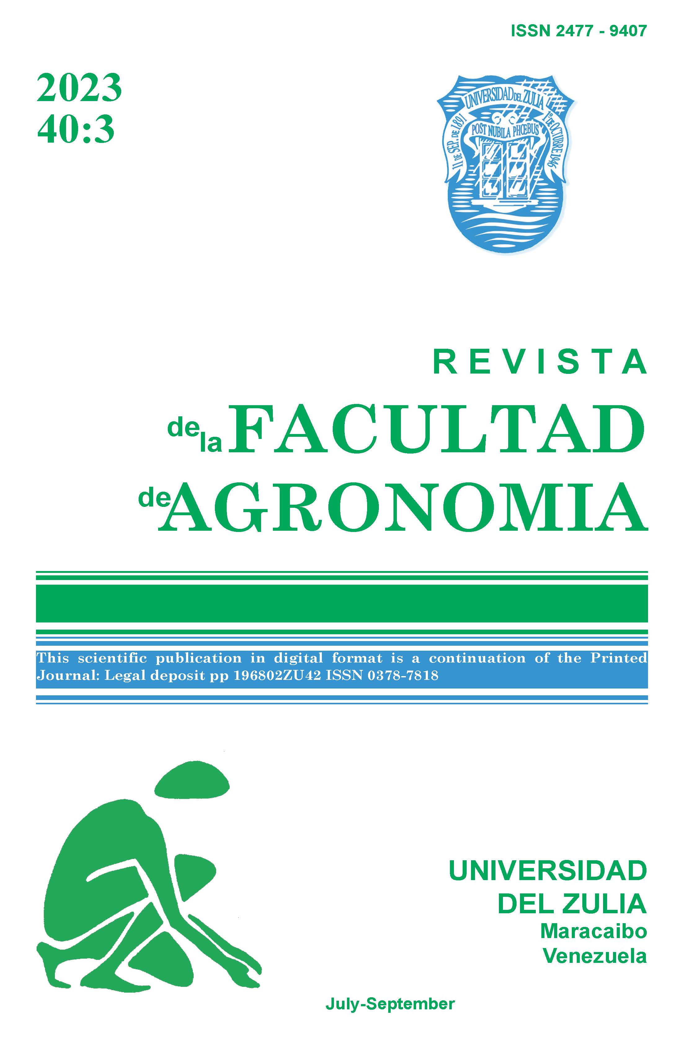 REVISTA DE LA FACULTAD DE AGRONOMIA DE LA UNIVERSIDAD DEL ZULIA