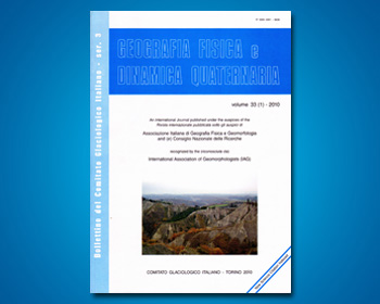 GEOGRAFIA FISICA E DINAMICA QUATERNARIA