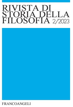 RIVISTA DI STORIA DELLA FILOSOFIA