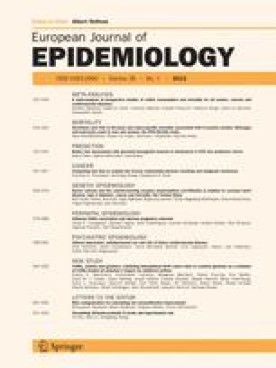 EUROPEAN JOURNAL OF EPIDEMIOLOGY