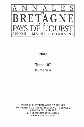 ANNALES DE BRETAGNE ET DES PAYS DE L OUEST