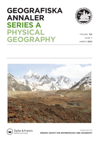 GEOGRAFISKA ANNALER SERIES A-PHYSICAL GEOGRAPHY