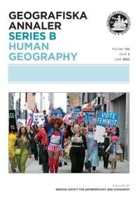 GEOGRAFISKA ANNALER SERIES B-HUMAN GEOGRAPHY