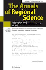 ANNALS OF REGIONAL SCIENCE