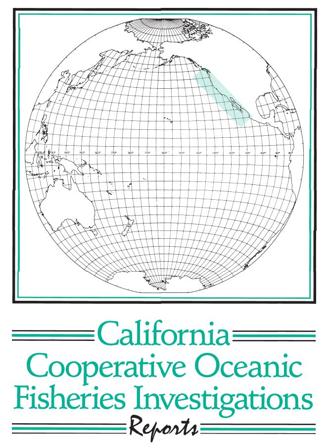CALIFORNIA COOPERATIVE OCEANIC FISHERIES INVESTIGATIONS REPORTS