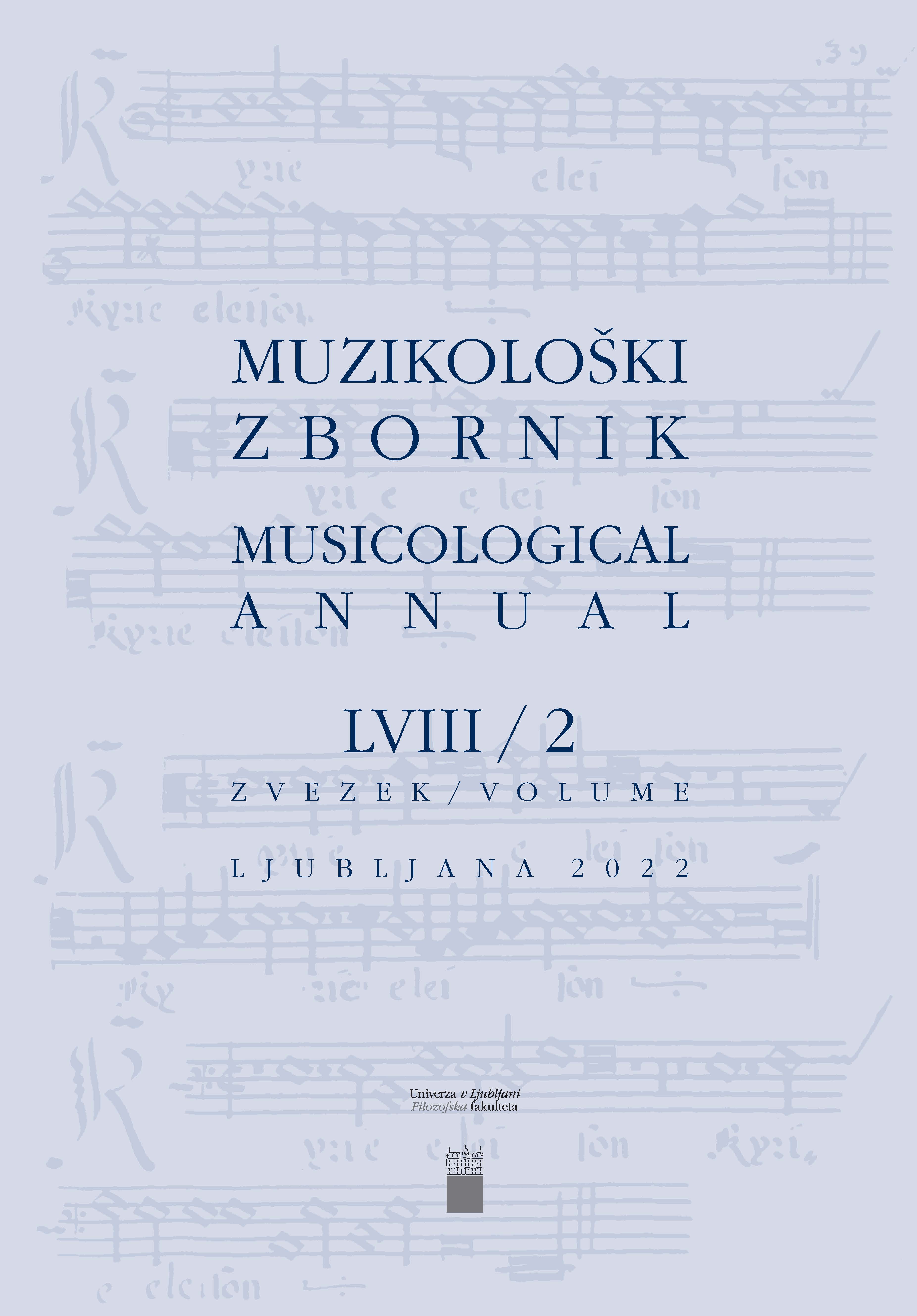 MUZIKOLOSKI ZBORNIK