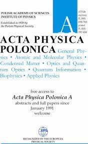 Acta Physica Polonica A