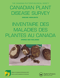 CANADIAN JOURNAL OF PLANT PATHOLOGY
