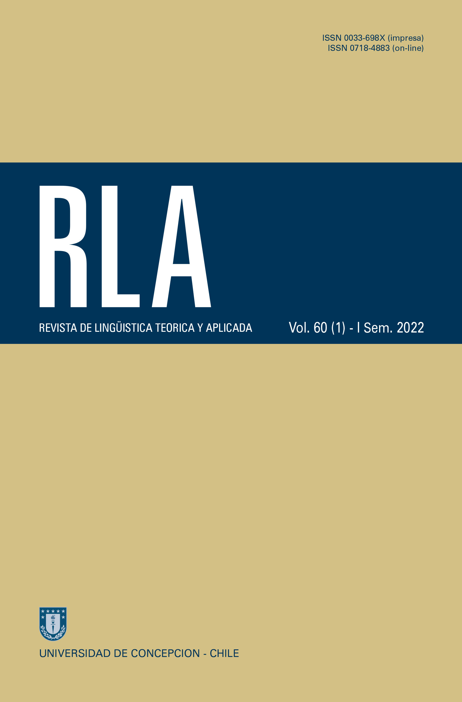 RLA-REVISTA DE LINGUISTICA TEORICA Y APLICADA