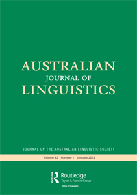 AUSTRALIAN JOURNAL OF LINGUISTICS