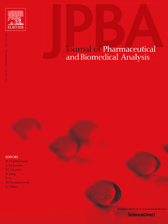 JOURNAL OF PHARMACEUTICAL AND BIOMEDICAL ANALYSIS