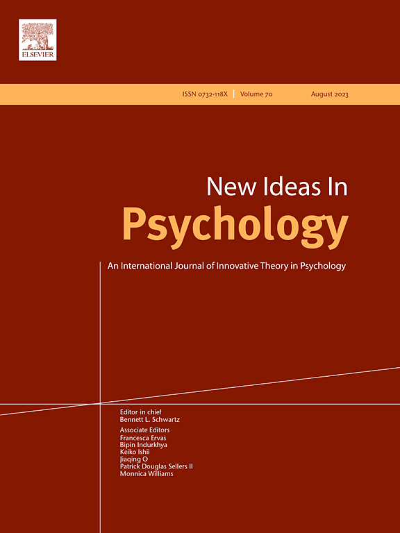 NEW IDEAS IN PSYCHOLOGY