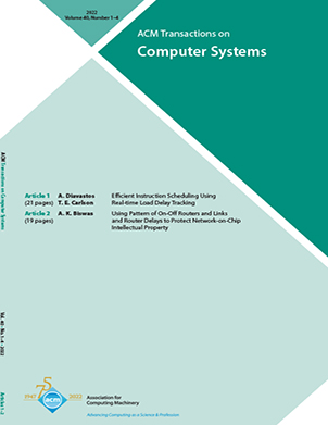 ACM TRANSACTIONS ON COMPUTER SYSTEMS