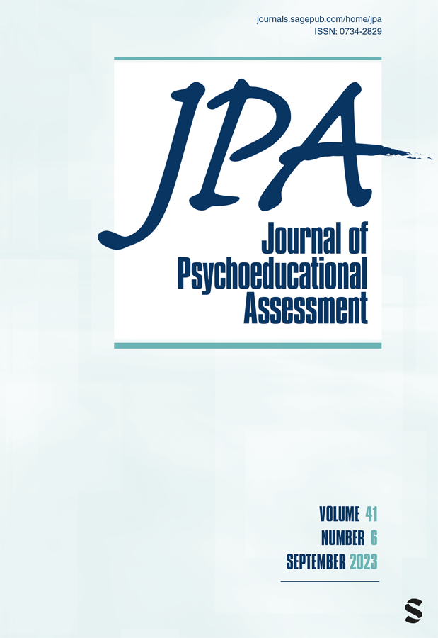JOURNAL OF PSYCHOEDUCATIONAL ASSESSMENT