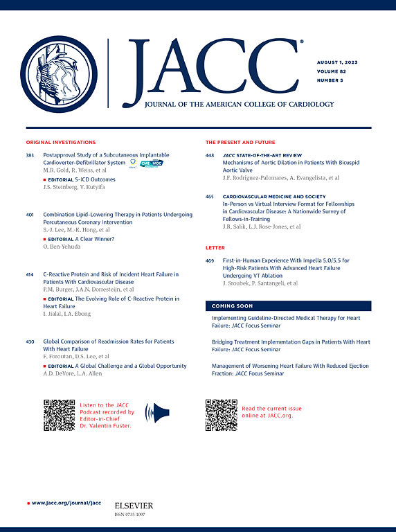 JACC-JOURNAL OF THE AMERICAN COLLEGE OF CARDIOLOGY