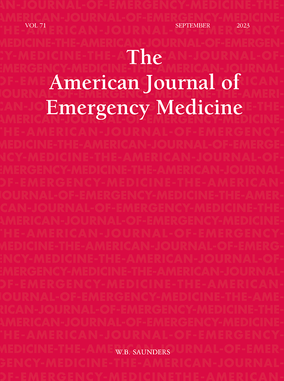 AMERICAN JOURNAL OF EMERGENCY MEDICINE
