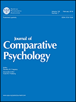 JOURNAL OF COMPARATIVE PSYCHOLOGY