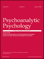 PSYCHOANALYTIC PSYCHOLOGY