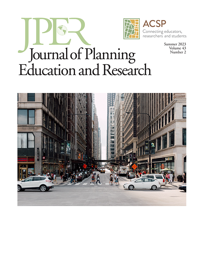 JOURNAL OF PLANNING EDUCATION AND RESEARCH