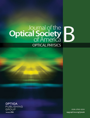 JOURNAL OF THE OPTICAL SOCIETY OF AMERICA B-OPTICAL PHYSICS