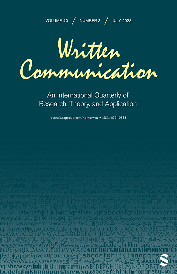 WRITTEN COMMUNICATION