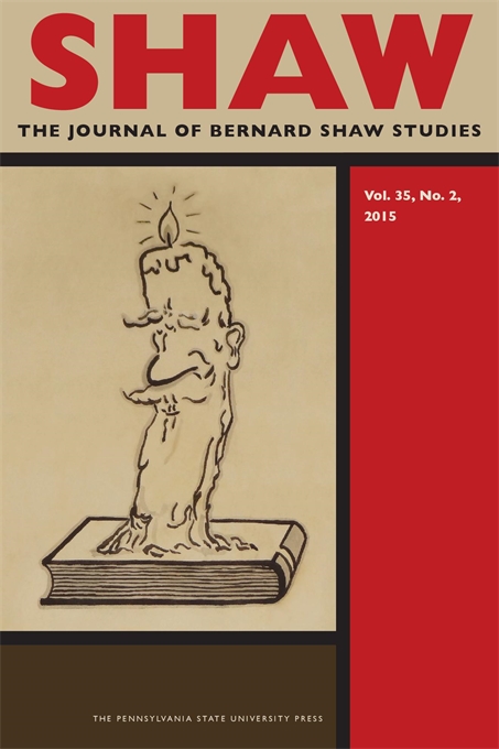 SHAW-THE JOURNAL OF BERNARD SHAW STUDIES