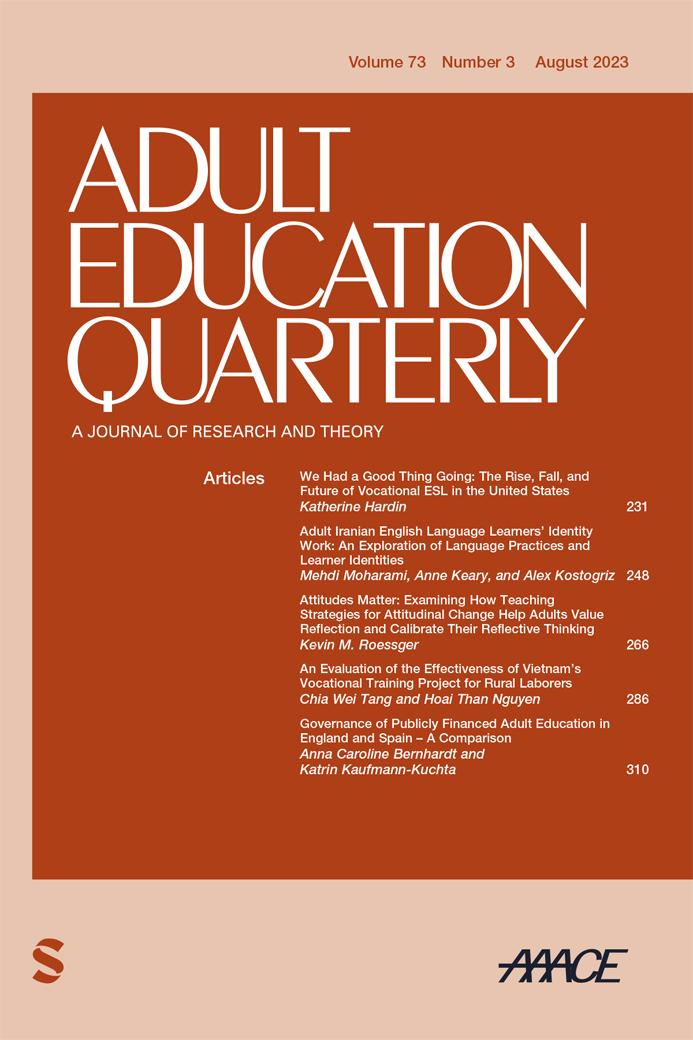 ADULT EDUCATION QUARTERLY